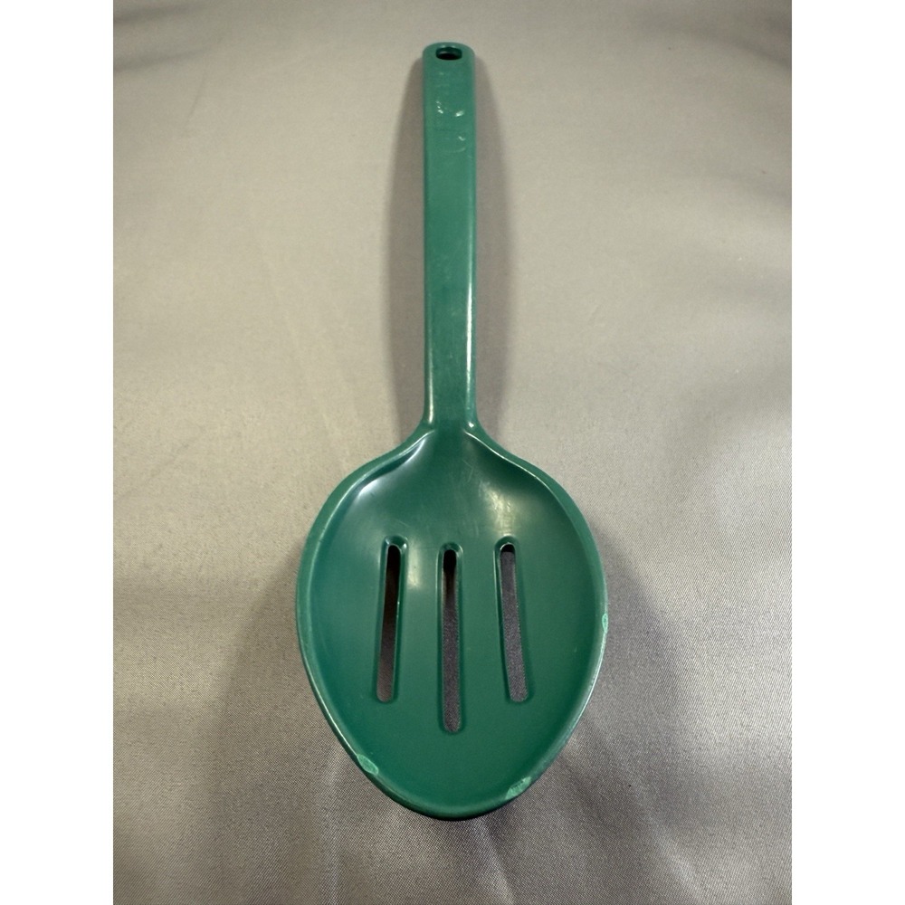 Vintage Ultratemp Green Slotted Spoon Heat Resistant Nylon Kitchen Utensil